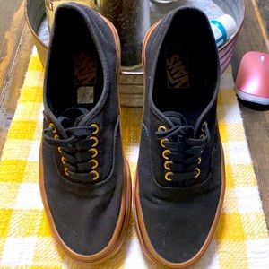 Vans- Gum Authentic blk/rubber- mint sole/ no fade